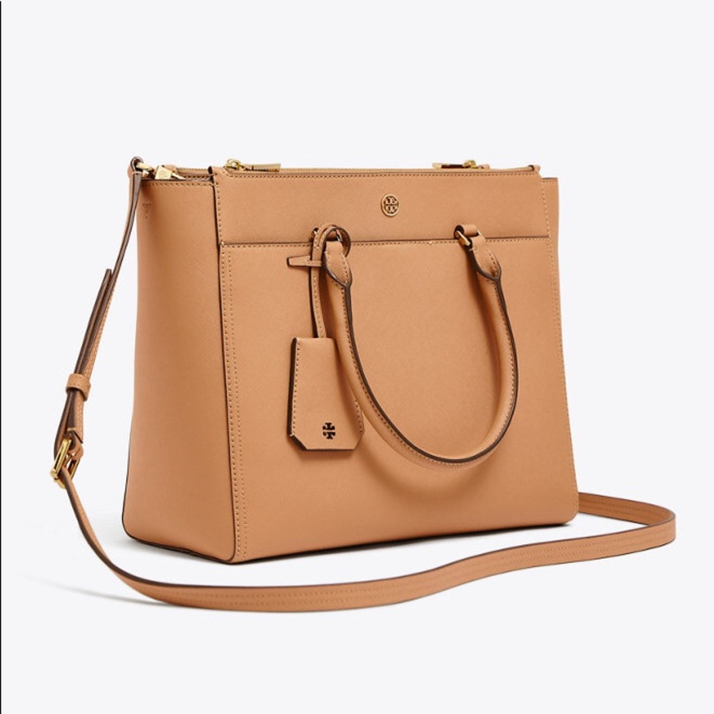 Tory Burch Robinson Double-Zip Tote